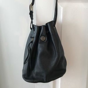 Tory Burch leather bucket bag